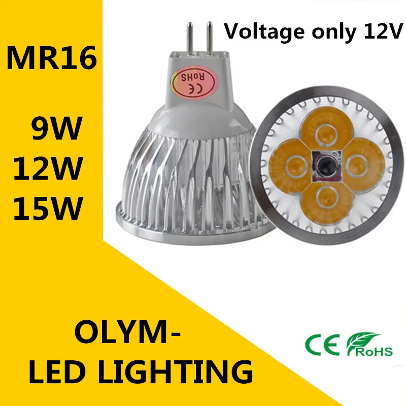 100X DHL High power MR16 12V 9W 12W 15W Dimmable led spotlight lamp bulb warm/cool white LED light
100X DHL High power MR16 12V 9W 12W 15W Dimmable led spotlight lamp bulb warm/cool white LED light