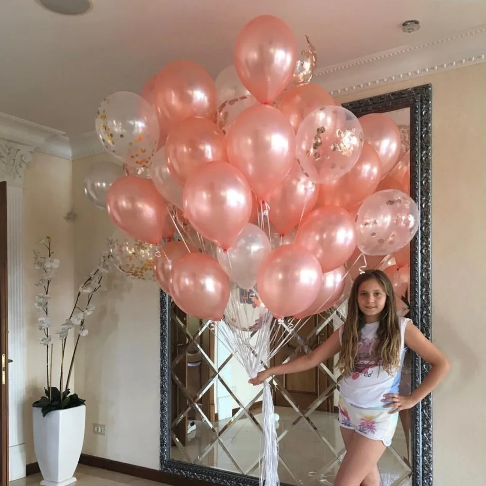 10pcs 12" 10" 5" Rose Gold Gray Latex Balloons Air Black Champagne Gold Happy Birthday Party Decor Adult Confetti Helium Balloon
10pcs 12" 10" 5" Rose Gold Gray Latex Balloons Air Black Champagne Gold Happy Birthday Party Decor Adult Confetti Helium Balloon