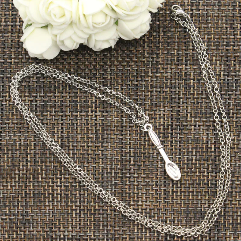 New Fashion Tibetan Silver Pendant spoon Choker Charm Short Long DIY Necklace Factory Price Handmade jewelry
New Fashion Tibetan Silver Pendant spoon Choker Charm Short Long DIY Necklace Factory Price Handmade jewelry