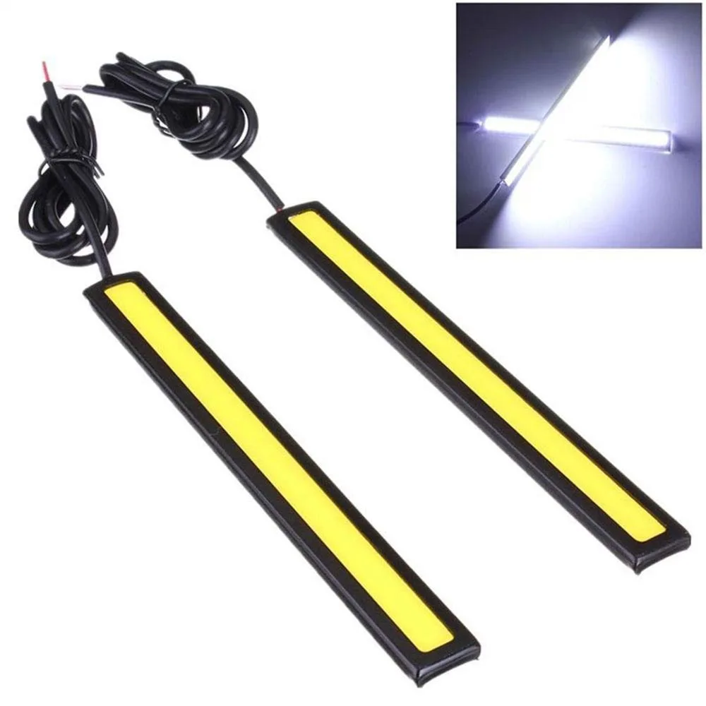 2PC Ultra Bright LED Strip Light 12 volt COB LED 17CM Universal Daytime Running Lights Auto Waterproof Led DRL Bar External Lamp
2PC Ultra Bright LED Strip Light 12 volt COB LED 17CM Universal Daytime Running Lights Auto Waterproof Led DRL Bar External Lamp