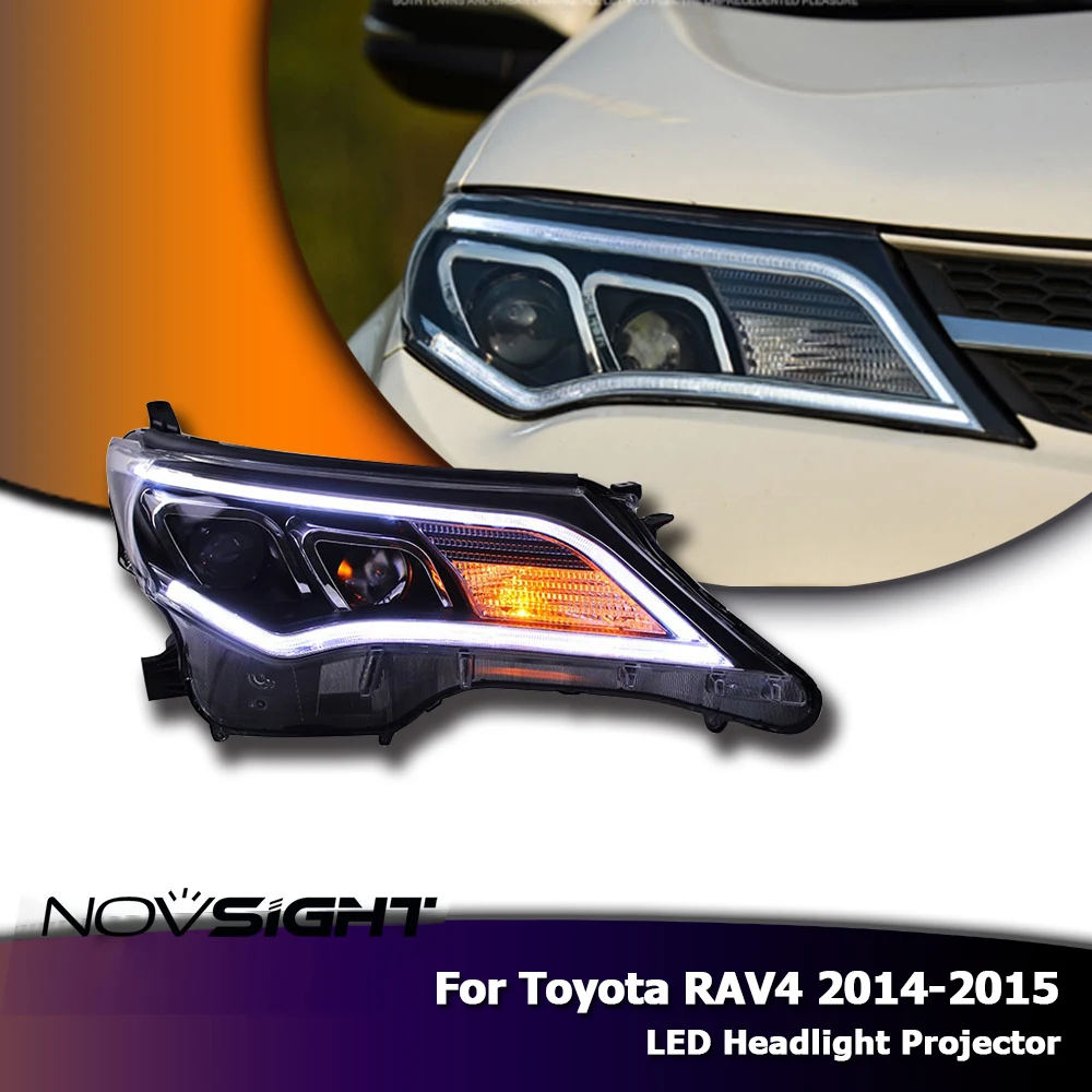 NOVSIGHT 2Pcs Auto Lighting Led Lamps Headilghts Projector DRL with Xenon For Toyota RAV4 2014-2015 Car Light
NOVSIGHT 2Pcs Auto Lighting Led Lamps Headilghts Projector DRL with Xenon For Toyota RAV4 2014-2015 Car Light
