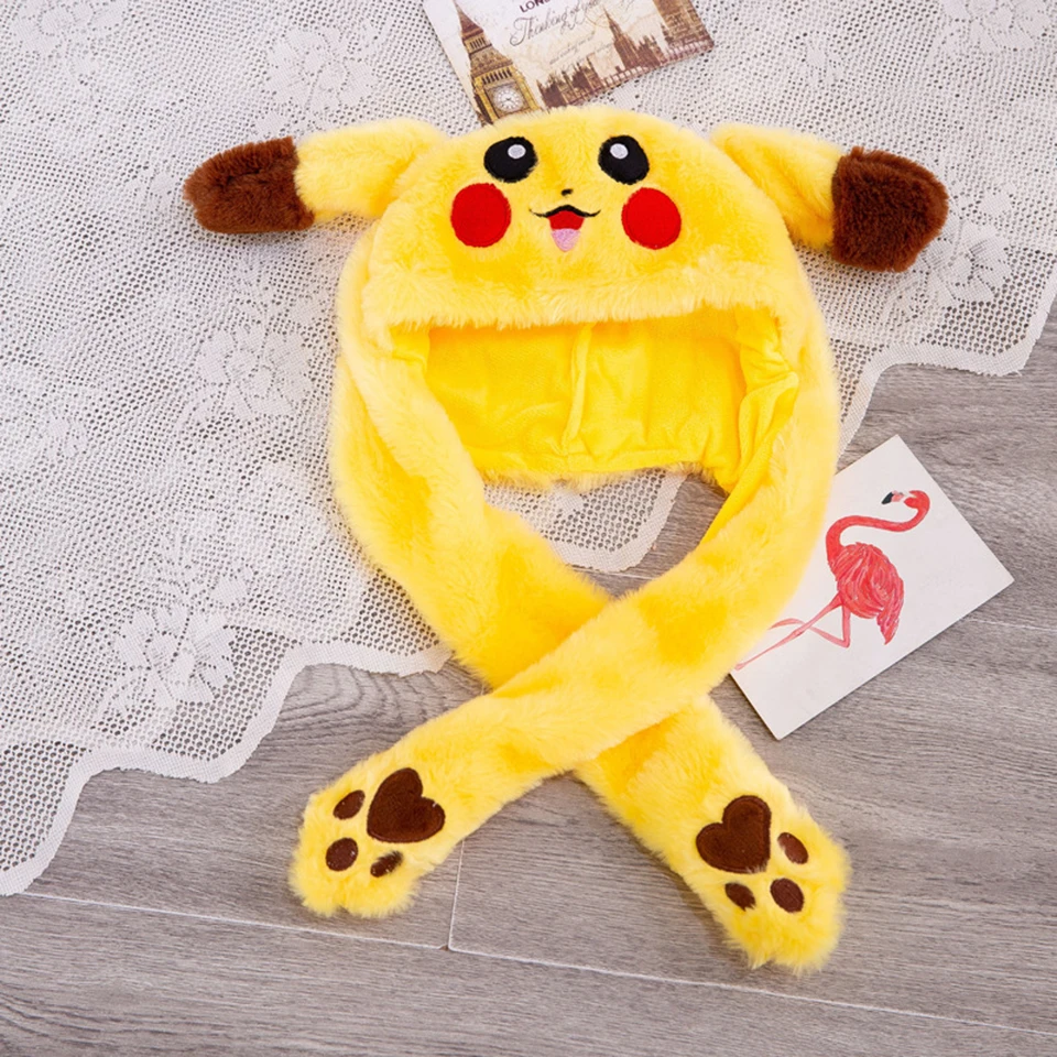1PC 60CM Plush Stuffed Pikachu Rabbit Shaking Same Cute Paragraph Bunny Ears Move Hat Doll Children Gifts
1PC 60CM Plush Stuffed Pikachu Rabbit Shaking Same Cute Paragraph Bunny Ears Move Hat Doll Children Gifts