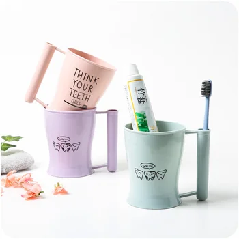 Cute Multifunction Bathroom Tumblers With Toothbrush Holder Bathroom Products Home Decoration Accessories Modern
Cute Multifunction Bathroom Tumblers With Toothbrush Holder Bathroom Products Home Decoration Accessories Modern