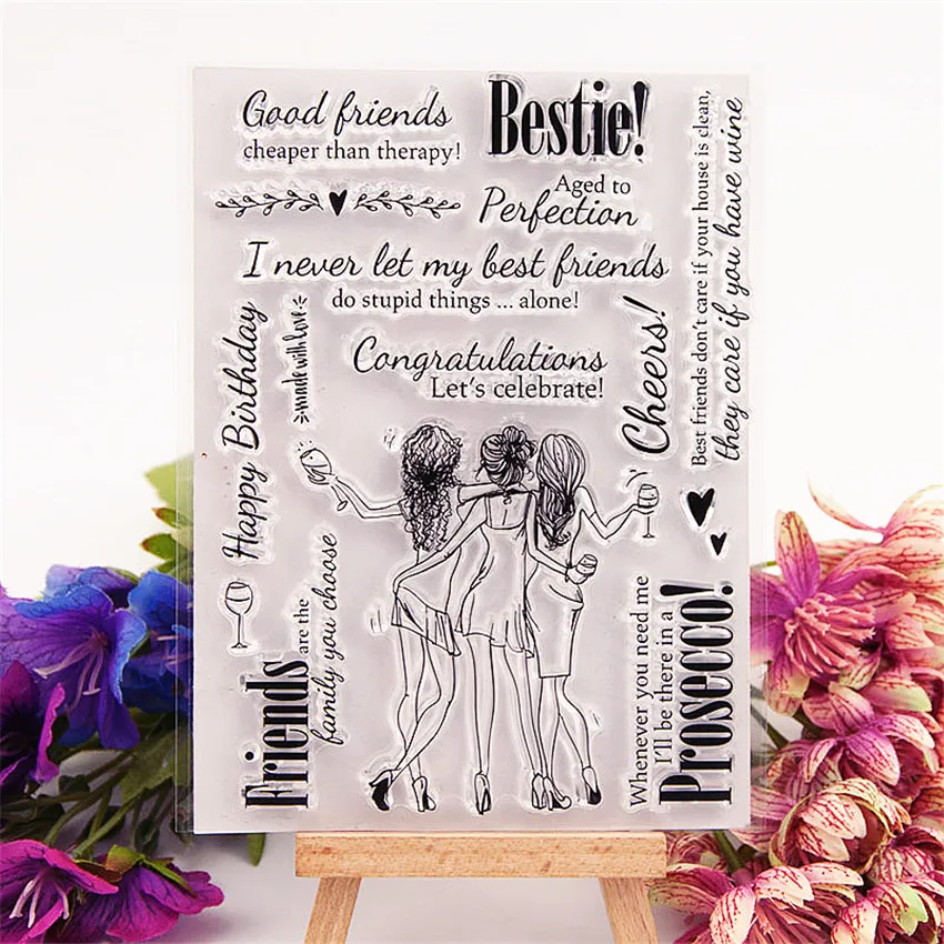 Hot sale friends party Transparent Clear Stamps / Silicone Seals Roller Stamp for DIY scrapbooking photo album/Card Making
Hot sale friends party Transparent Clear Stamps / Silicone Seals Roller Stamp for DIY scrapbooking photo album/Card Making