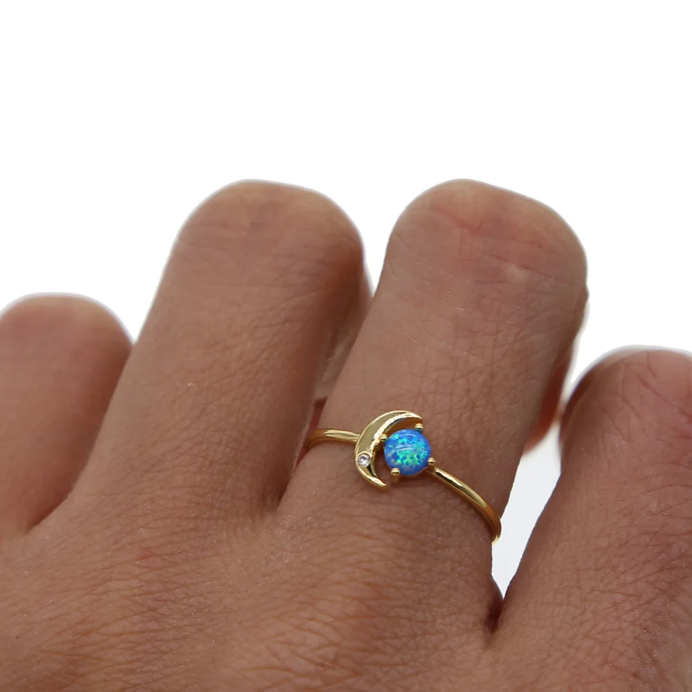 night blule fire opal Gem Delicate 2018 new design moon opal stone cute minimal gold filled dainty thin finger ring midi rings
night blule fire opal Gem Delicate 2018 new design moon opal stone cute minimal gold filled dainty thin finger ring midi rings