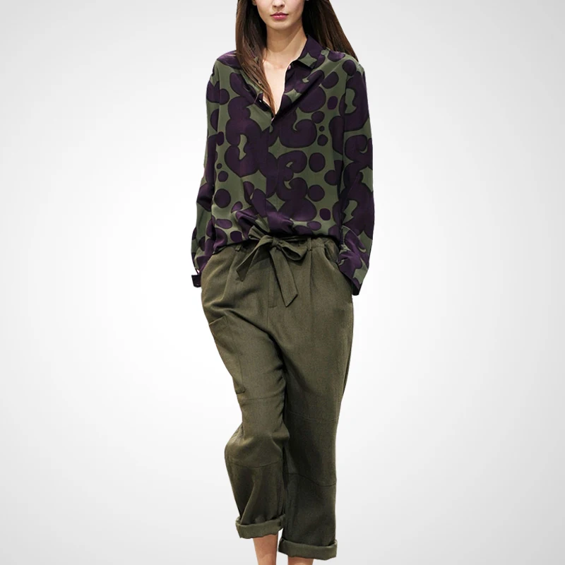 2019 Limited Full Sashes Spring New Fashion Suit Female Loose Long-sleeved Leopard Shirt + Wide Leg Pants Camouflage Two-piece
2019 Limited Full Sashes Spring New Fashion Suit Female Loose Long-sleeved Leopard Shirt + Wide Leg Pants Camouflage Two-piece