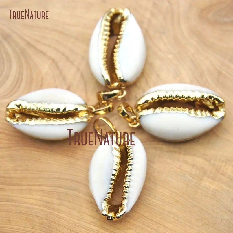 10Pcs Discount Cowrie Shell Pendant Gold Color Ovate Pendant Approx 27x15mm PM15893
10Pcs Discount Cowrie Shell Pendant Gold Color Ovate Pendant Approx 27x15mm PM15893