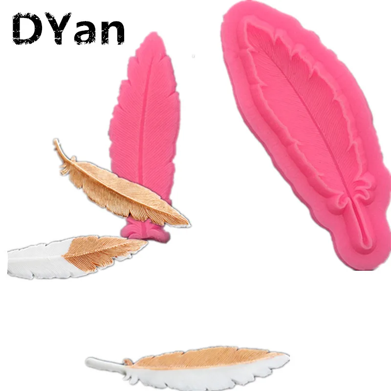 1 pcs Feather Shape Sugar DIY Model Silicone Mold Polymer Clay Molds Handmade Craft Mold Fondant Cake Mould Baking Tools A1463
1 pcs Feather Shape Sugar DIY Model Silicone Mold Polymer Clay Molds Handmade Craft Mold Fondant Cake Mould Baking Tools A1463