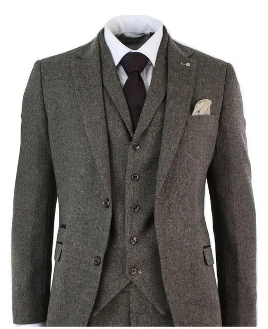 Custom Made Smoking Tweed Men Suit Slim Fit 3 Pieces Latest Coat Pant Designs Skinny Tuxedo Groom Suits Blazer Masculino
Custom Made Smoking Tweed Men Suit Slim Fit 3 Pieces Latest Coat Pant Designs Skinny Tuxedo Groom Suits Blazer Masculino