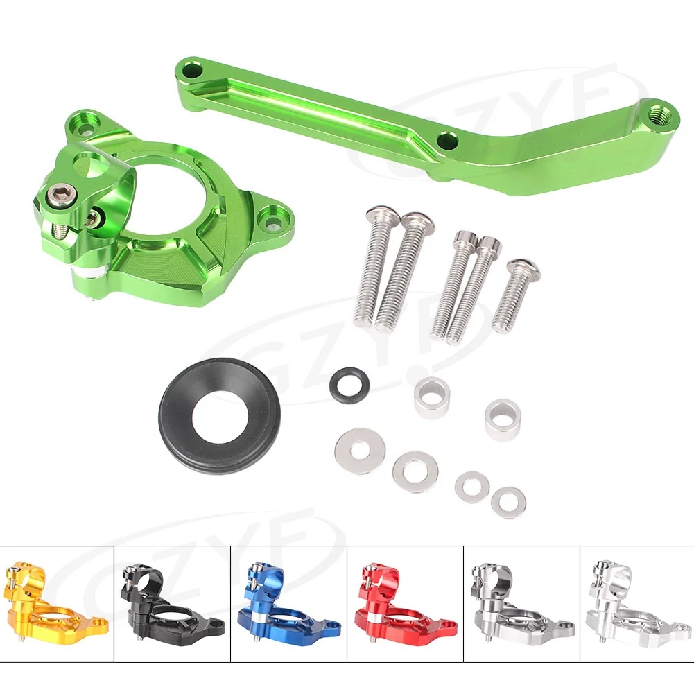 CNC Steering Damper Stabilizer Bracket Mount For Kawasaki Z1000 2014 2015 2016 Aluminum Alloy
CNC Steering Damper Stabilizer Bracket Mount For Kawasaki Z1000 2014 2015 2016 Aluminum Alloy