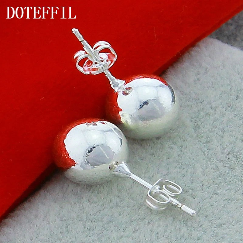 2019 Hot Sales 925 Sterling Silver Jewelry Earrings Fashion Simple 8mm And 10mm High Quality Silver Ball Earrings Free Shipping
2019 Hot Sales 925 Sterling Silver Jewelry Earrings Fashion Simple 8mm And 10mm High Quality Silver Ball Earrings Free Shipping