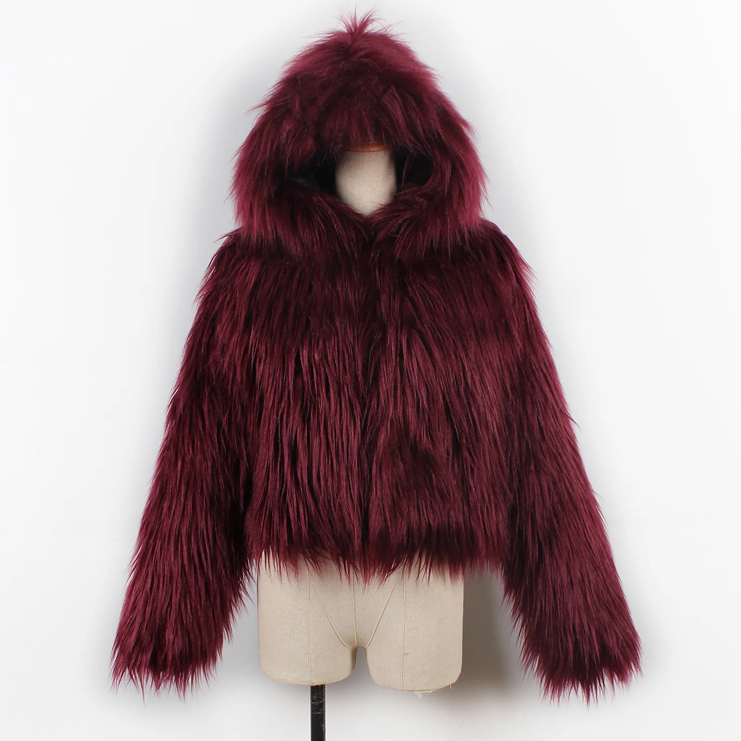 T0875 Fashion Autumn and winter Clothes Faux Fur Hooded Overcoat Women's short Jacket Coat Faux Mongolia Sheep Fur Coat
T0875 Fashion Autumn and winter Clothes Faux Fur Hooded Overcoat Women's short Jacket Coat Faux Mongolia Sheep Fur Coat