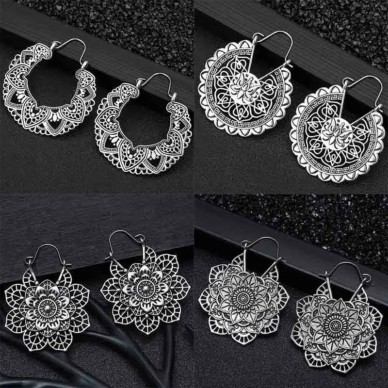 20 Styles Indian Tribal Brass Earring Dangle Drop Earring Flower Ornate Swirl Gypsy Earring For Women Boho Vintage Earring
20 Styles Indian Tribal Brass Earring Dangle Drop Earring Flower Ornate Swirl Gypsy Earring For Women Boho Vintage Earring