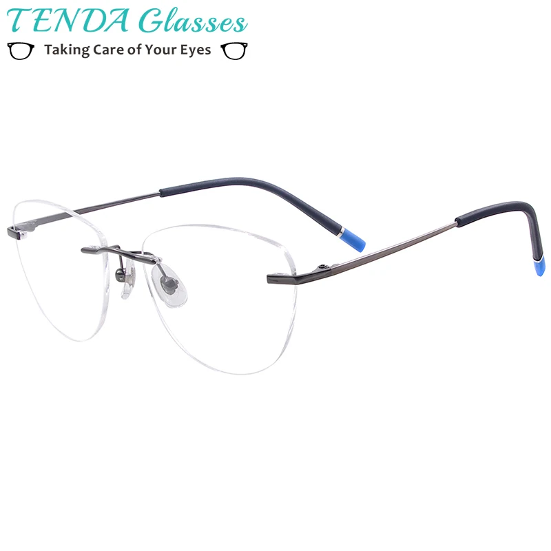 Metal Round Prescription Eyeglasses Frame Men and Women Rimless Glasses For Rx Lenses Myopia Reading Multifocal
Metal Round Prescription Eyeglasses Frame Men and Women Rimless Glasses For Rx Lenses Myopia Reading Multifocal