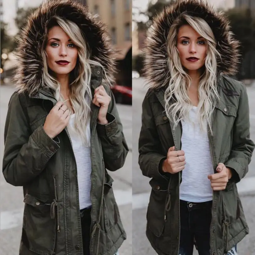 2018 autumn and winter explosions large fur collar hooded cotton jacket coat fashion wild age women's shirt
2018 autumn and winter explosions large fur collar hooded cotton jacket coat fashion wild age women's shirt