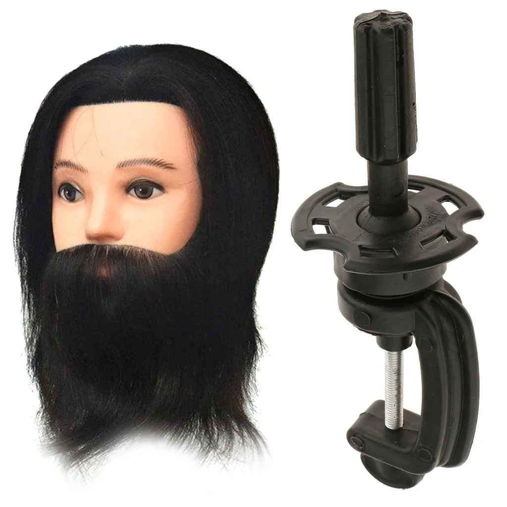 100% Human Hair Men's Hair Styling Hairdressing Practice Head Training Mannequin with Beard Clamp Set
100% Human Hair Men's Hair Styling Hairdressing Practice Head Training Mannequin with Beard Clamp Set