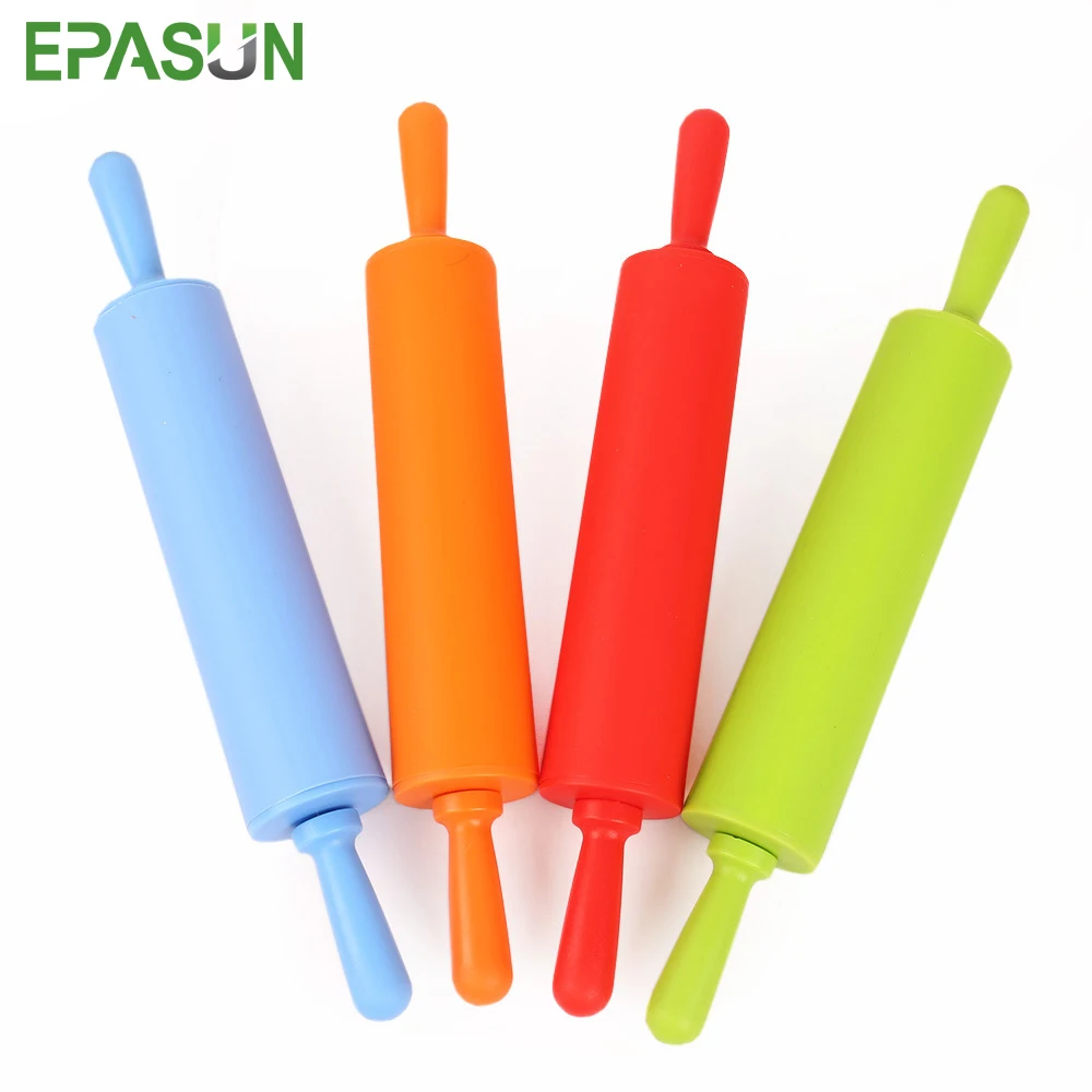 EPASUN Large Size Non-stick Silicone Fondant Rolling Pin Fondant Cake Dough Roller Decorating Cake Roller Crafts Baking Tool
EPASUN Large Size Non-stick Silicone Fondant Rolling Pin Fondant Cake Dough Roller Decorating Cake Roller Crafts Baking Tool