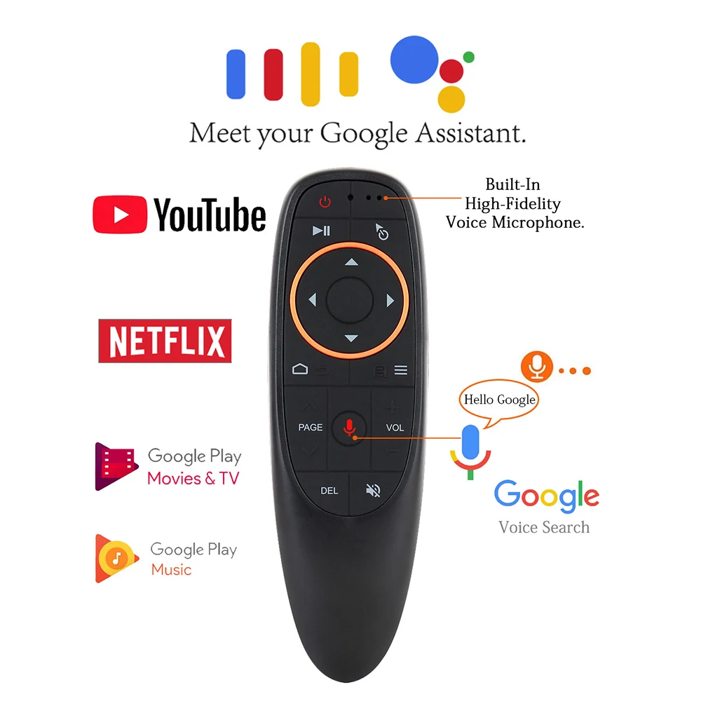 G10s Voice Air Remote Mouse G10 Voice Air Mouse Remote Control 2.4GHz Mini Fly Mouse with Voice Input For Android Shield TV Box
G10s Voice Air Remote Mouse G10 Voice Air Mouse Remote Control 2.4GHz Mini Fly Mouse with Voice Input For Android Shield TV Box