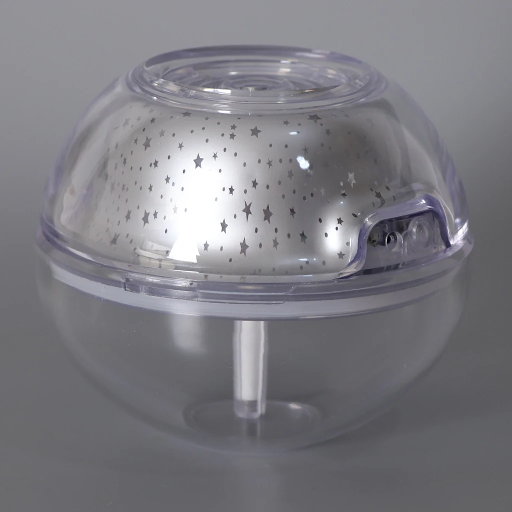 500ml Mini Crystal USB Air Mist Humidifier Purifier Essential Oil Aroma Diffuser Freshener with Star Moon Projection Night Light
