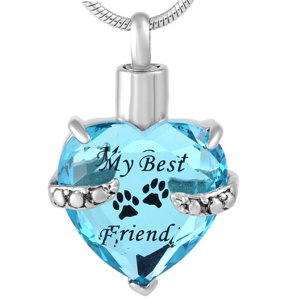 KLH9790-2 5 Color Crystal Urn Necklace For ashes Pet Always in my Heart Cremation Urn Memorial Ash Pendant & Dog Cat Necklace
KLH9790-2 5 Color Crystal Urn Necklace For ashes Pet Always in my Heart Cremation Urn Memorial Ash Pendant & Dog Cat Necklace