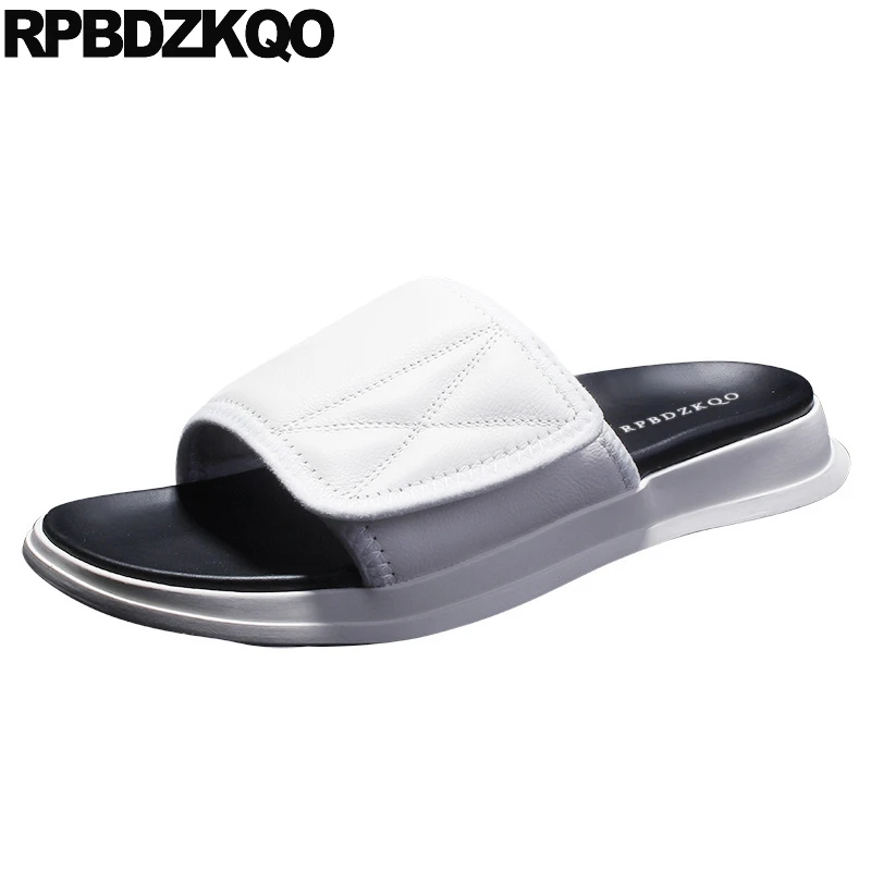 genuine leather high quality outdoor soft men sandals summer flat native beach slip on 2019 slides white slippers shoes black
genuine leather high quality outdoor soft men sandals summer flat native beach slip on 2019 slides white slippers shoes black