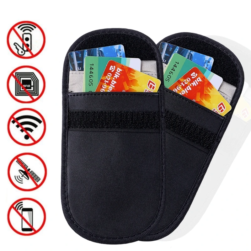THINKTHENDO Car Keyless Key Entry Fob Guard Signal Blocker Shielding Bag Theft Prevention RF Anti-Electromagnetic
THINKTHENDO Car Keyless Key Entry Fob Guard Signal Blocker Shielding Bag Theft Prevention RF Anti-Electromagnetic