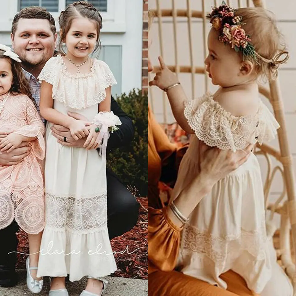 kids Baby Girl Dress summer Off-Shoulder Ruffle Lace Party Wedding Formal Dress Sundress baby girls clothing 2019 1-6 T
kids Baby Girl Dress summer Off-Shoulder Ruffle Lace Party Wedding Formal Dress Sundress baby girls clothing 2019 1-6 T