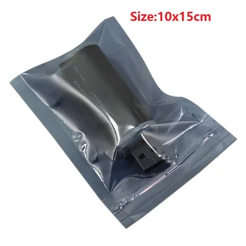 10*15cm Anti Static Shielding Plastic Bags ESD Antistatic Package Bag for 2.5" Hard Drives Storage Ziplock Anti-Static Pouch
10*15cm Anti Static Shielding Plastic Bags ESD Antistatic Package Bag for 2.5" Hard Drives Storage Ziplock Anti-Static Pouch