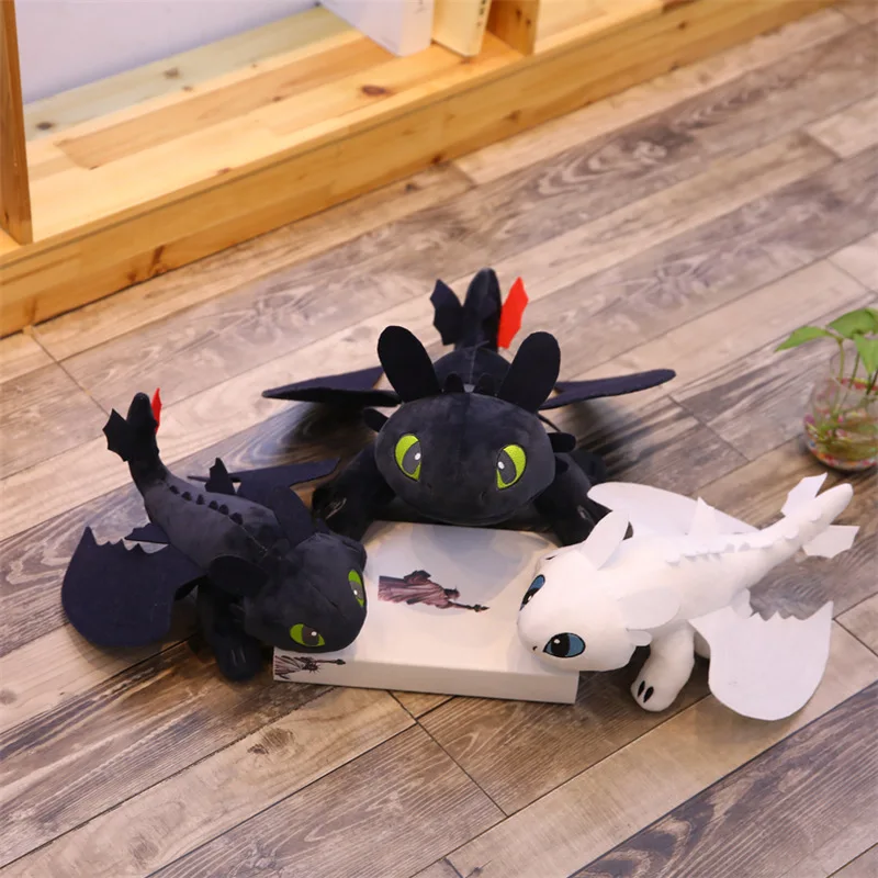 35-55cm Anime Movie How to Train Your Dragon plush toy Toothless Night Fury Soft stuffed animal doll For Children kids Girl gift
35-55cm Anime Movie How to Train Your Dragon plush toy Toothless Night Fury Soft stuffed animal doll For Children kids Girl gift