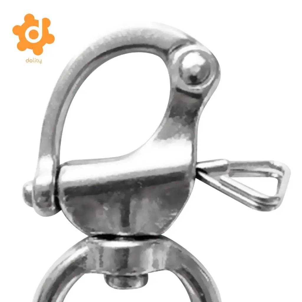 Durable Stainless Steel Snap Shackle Quick Release Swivel Bail Rigging Heavy Duty Swivel Bail Snap Shackle Avoid Sharp Edge