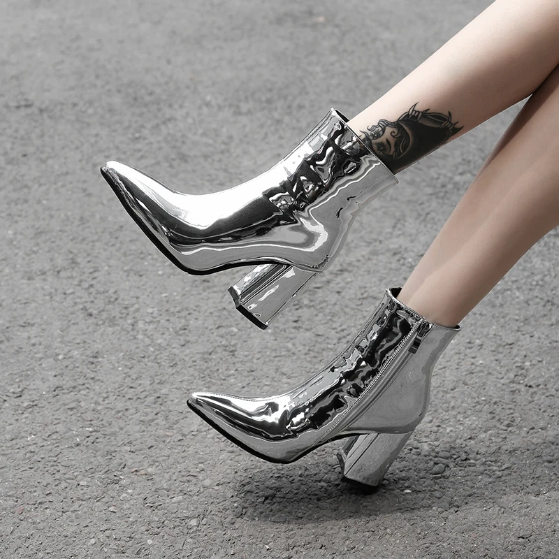 New style Female Winter Fashion Chelsea Boots 2019 New Dropshipp Low Heel Boots Zipper Women Round Toe Square heel Sequin Boots
New style Female Winter Fashion Chelsea Boots 2019 New Dropshipp Low Heel Boots Zipper Women Round Toe Square heel Sequin Boots