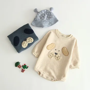 2019 Autumn Winter Baby Kids Cartoon Dog Fleece Rompers With Hats Boys Girls Infant Toddler Japanese and Korean Style Romper
2019 Autumn Winter Baby Kids Cartoon Dog Fleece Rompers With Hats Boys Girls Infant Toddler Japanese and Korean Style Romper