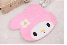 Free shiping tamanho : 70 x 60 cm my melody rosa bonito so soft tapete do quarto mat mat hall tapete pad(China)
