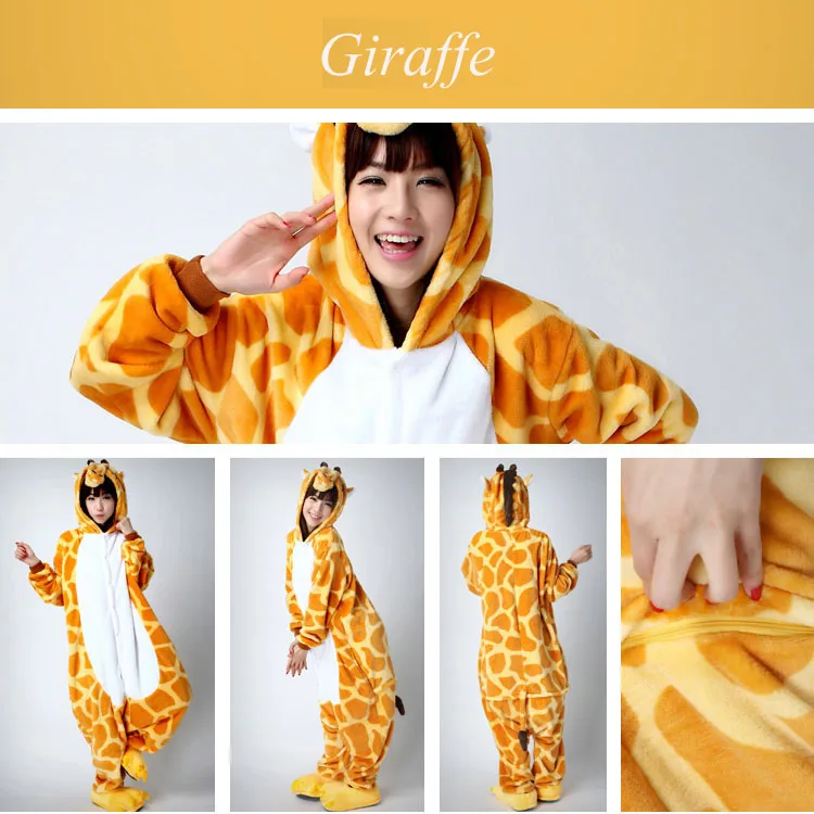 Giraffe adult onesie pajamas