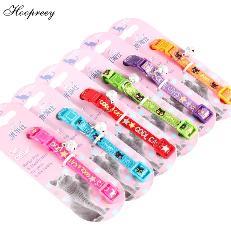 Safety Nylon Dog Puppy Cat Collar Elastic Adjustable Cats Collars with Bell and Cute Printed width 1.0cm Dog Accessories
Safety Nylon Dog Puppy Cat Collar Elastic Adjustable Cats Collars with Bell and Cute Printed width 1.0cm Dog Accessories