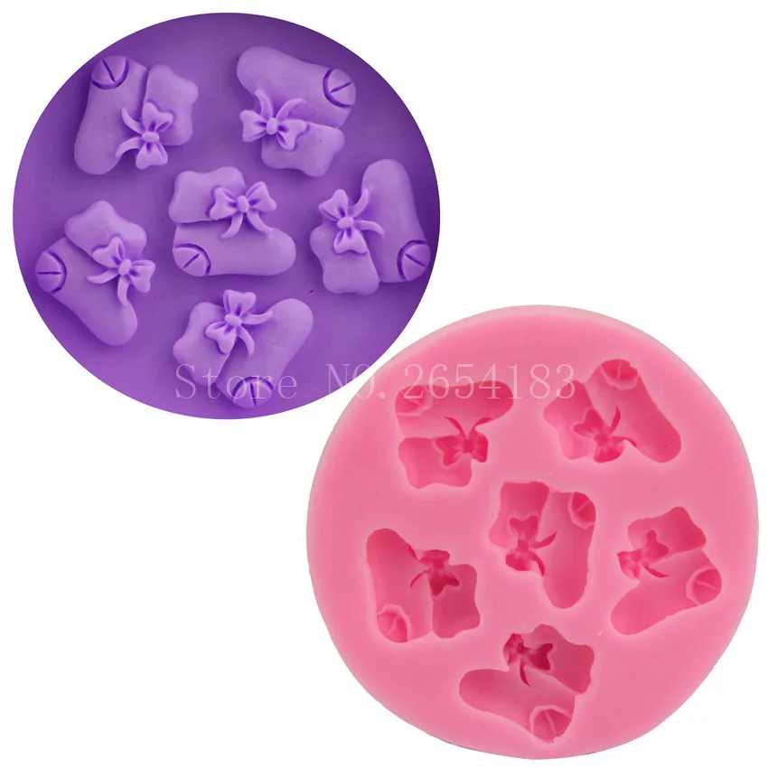 Children Gift Christmas Socks Fondant Silicone Cake Mold Cupcake Jelly Candy Chocolate Decoration Baking Tool Moulds FQ1965
Children Gift Christmas Socks Fondant Silicone Cake Mold Cupcake Jelly Candy Chocolate Decoration Baking Tool Moulds FQ1965