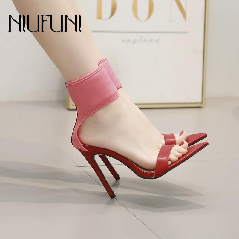 Pointed Women's Sandals Summer New Elastic Cloth High Heels Patent Leather Hollow Sexy Casual Ladies Solid Color Shoes 2020
Pointed Women's Sandals Summer New Elastic Cloth High Heels Patent Leather Hollow Sexy Casual Ladies Solid Color Shoes 2020