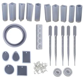 1 Set Silicone Mold Jewelry Epoxy Mould Tool Set For DIY Craftsmanship Pendant Bracelet Mold Decorations Handmade Tools
1 Set Silicone Mold Jewelry Epoxy Mould Tool Set For DIY Craftsmanship Pendant Bracelet Mold Decorations Handmade Tools