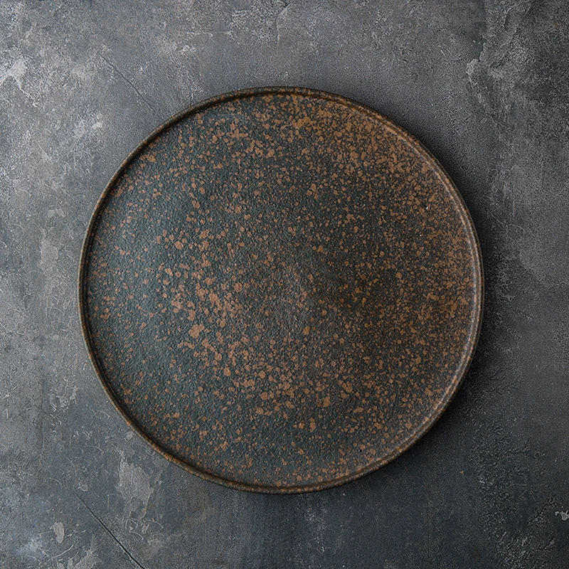 European creative tray round flat ceramic large tea tray home breakfast plate simple fruit plate
European creative tray round flat ceramic large tea tray home breakfast plate simple fruit plate