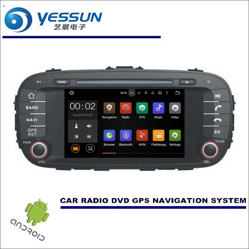 YESSUN Wince / Android Car Multimedia Navigation System For Kia Soul 2014~2017 / CD DVD GPS Player Navi Radio Stereo HD Screen
YESSUN Wince / Android Car Multimedia Navigation System For Kia Soul 2014~2017 / CD DVD GPS Player Navi Radio Stereo HD Screen