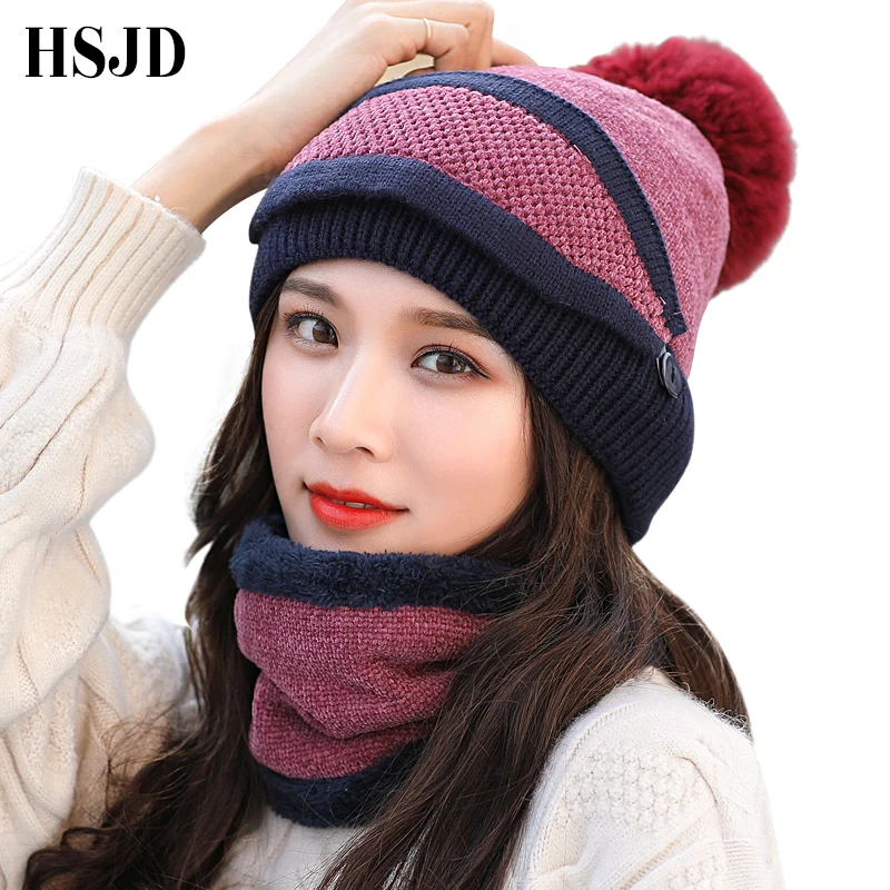 New Winter Women Chenille Knitted Hat Scarf and Mask Set 3 Pieces Female Thick Skullies Beanies Warm Balaclava Ski Caps For Girl
New Winter Women Chenille Knitted Hat Scarf and Mask Set 3 Pieces Female Thick Skullies Beanies Warm Balaclava Ski Caps For Girl
