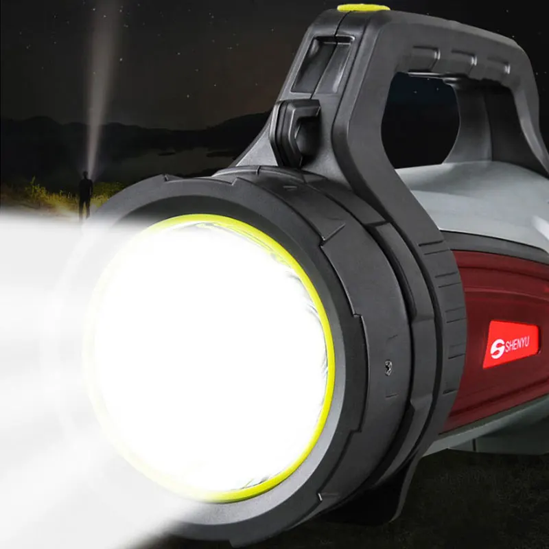 Super 10W Bright Outdoor Handheld Portable USB Rechargeable Flashlight Torch Searchlight 3 Mode Multi-function Lamp
Super 10W Bright Outdoor Handheld Portable USB Rechargeable Flashlight Torch Searchlight 3 Mode Multi-function Lamp