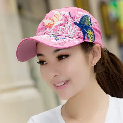 Hot 1950S Vintage Women Baseball Cap Summer Adjustable Novelty Butterfly Embroidery Girl's Outdoor Sports Cap Sun-shading Hiphop
Hot 1950S Vintage Women Baseball Cap Summer Adjustable Novelty Butterfly Embroidery Girl's Outdoor Sports Cap Sun-shading Hiphop