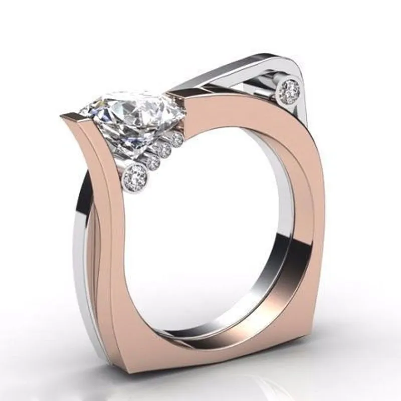 Modyle New Design Rose Gold/Silver Color CZ Stone Wedding Ring for Woman Dropshipping
Modyle New Design Rose Gold/Silver Color CZ Stone Wedding Ring for Woman Dropshipping