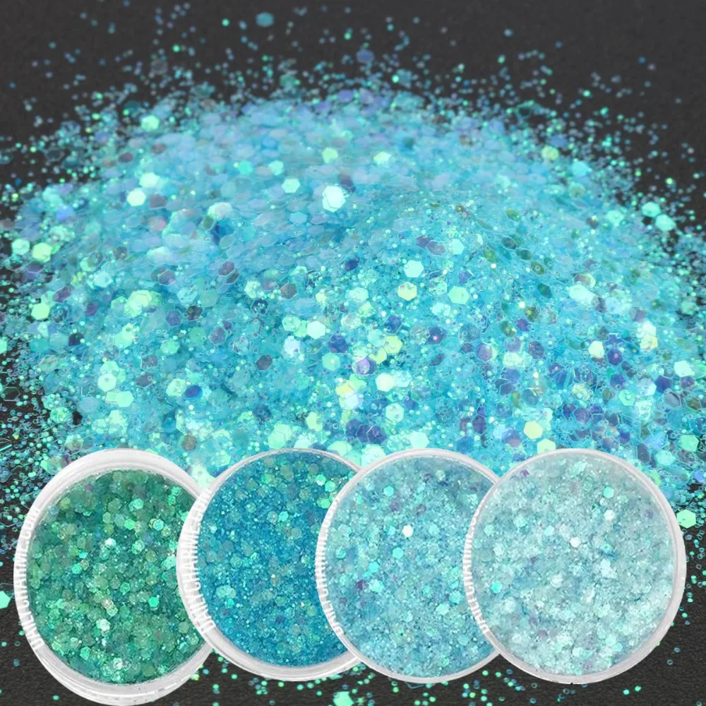 1 BOX 10ML 4 COLORS SEA BLUE GLITTER POWDER SHINING IRIDESCENT MIXED MERMAID LUSTER DECORATION DUST EYE SHADOW, PLA0141
1 BOX 10ML 4 COLORS SEA BLUE GLITTER POWDER SHINING IRIDESCENT MIXED MERMAID LUSTER DECORATION DUST EYE SHADOW, PLA0141