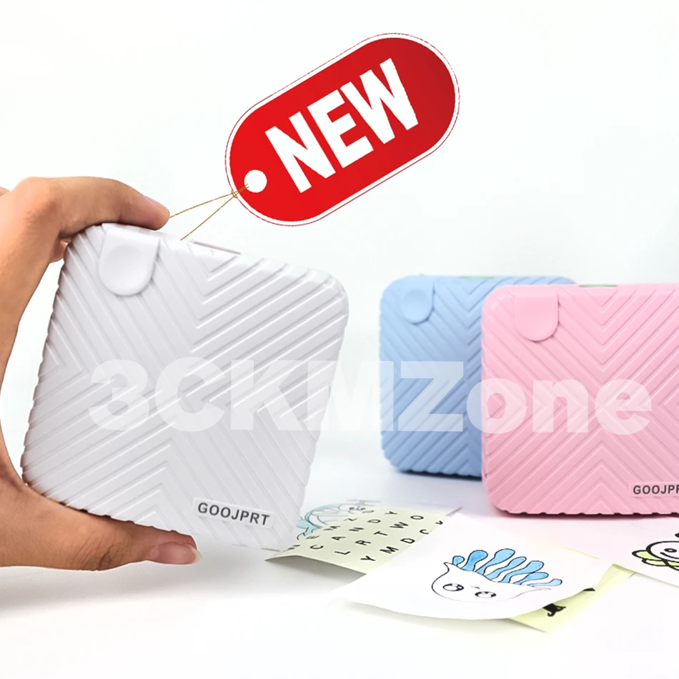 GZM5815 Mini Wireless BT Thermal Photo Printer Ptint Picture Portable POS Thermal Bluetooth Printer for Android IOS Mobile Phone
GZM5815 Mini Wireless BT Thermal Photo Printer Ptint Picture Portable POS Thermal Bluetooth Printer for Android IOS Mobile Phone