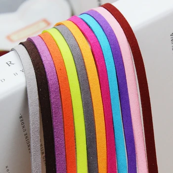1m/lot Colors 5 mm Wide Flat Faux Suede Velvet Leather Rope Cord Handmade DIY for Jewelry Making Choker Bracelet Necklace
1m/lot Colors 5 mm Wide Flat Faux Suede Velvet Leather Rope Cord Handmade DIY for Jewelry Making Choker Bracelet Necklace