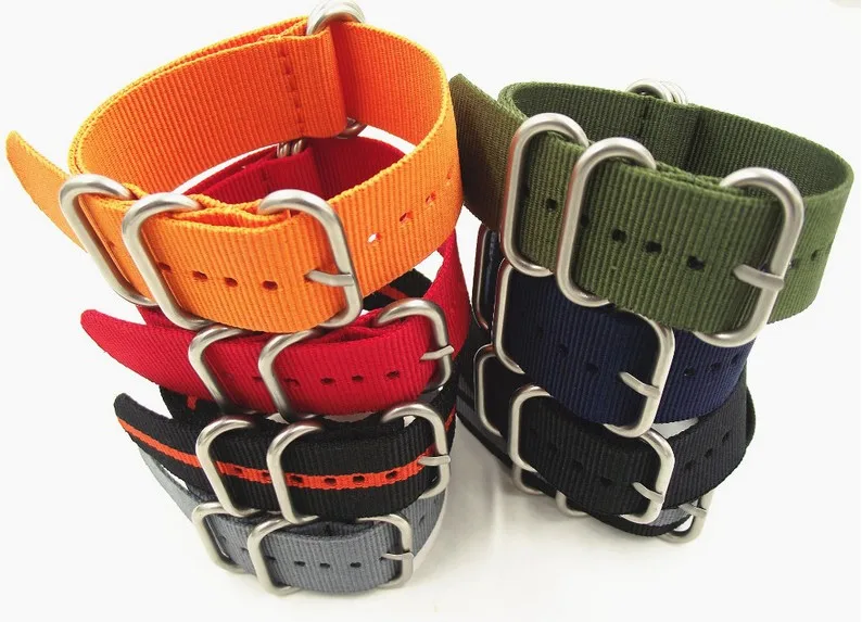 Wholesale 10PCS/lot Heavy duty nylon straps 18mm 20mm 22mm 24mm Nylon Watch band NATO strap zulu strap watch strap
Wholesale 10PCS/lot Heavy duty nylon straps 18mm 20mm 22mm 24mm Nylon Watch band NATO strap zulu strap watch strap