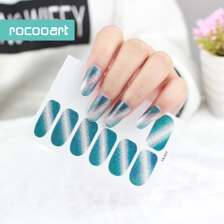 Rocooart Ys031-043 Cat Eyes Adhesive Nail Art Sticker Full Nail Glitter Nail Decal Beauty Products For Women Lady Foil Nail Art
Rocooart Ys031-043 Cat Eyes Adhesive Nail Art Sticker Full Nail Glitter Nail Decal Beauty Products For Women Lady Foil Nail Art