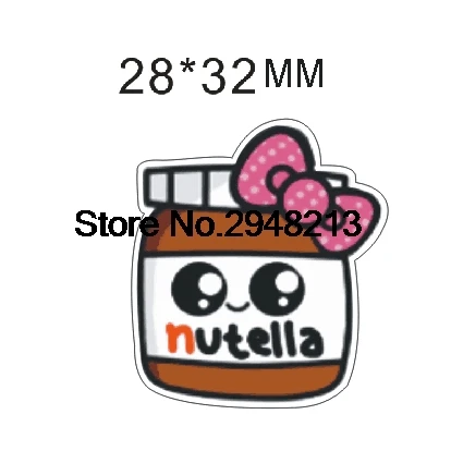 Cartoon Nutella planar resin crafts for DIY Crafts resin flatback 28*32MM 50pcs RET1349S
Cartoon Nutella planar resin crafts for DIY Crafts resin flatback 28*32MM 50pcs RET1349S